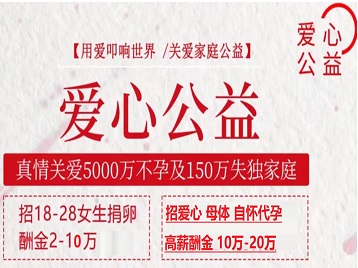 酉阳捐卵助孕生子 爱心志愿者招募
